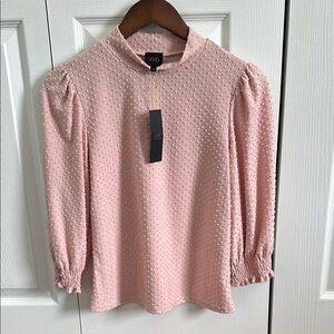 W5 Women's Pink Textured Top